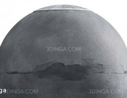 تکسچر جاده ترک خورده با پیاده رو